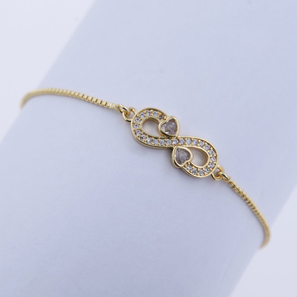 Infinity 18K Gold Plated Bracelets image 0