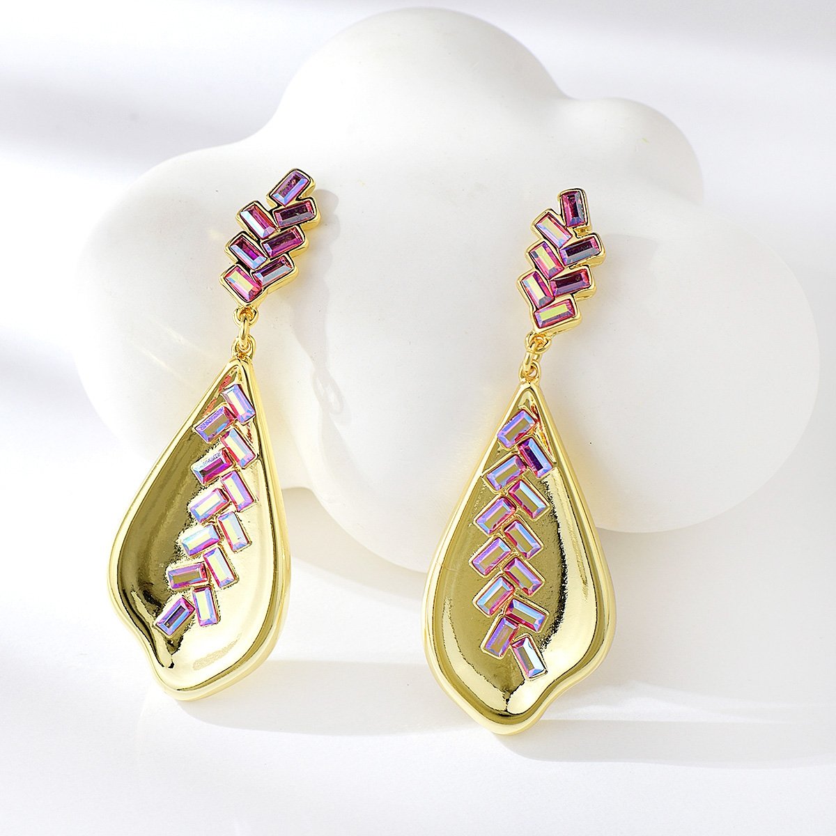 Classy Cubic Zirconia Dangle Earrings image 0
