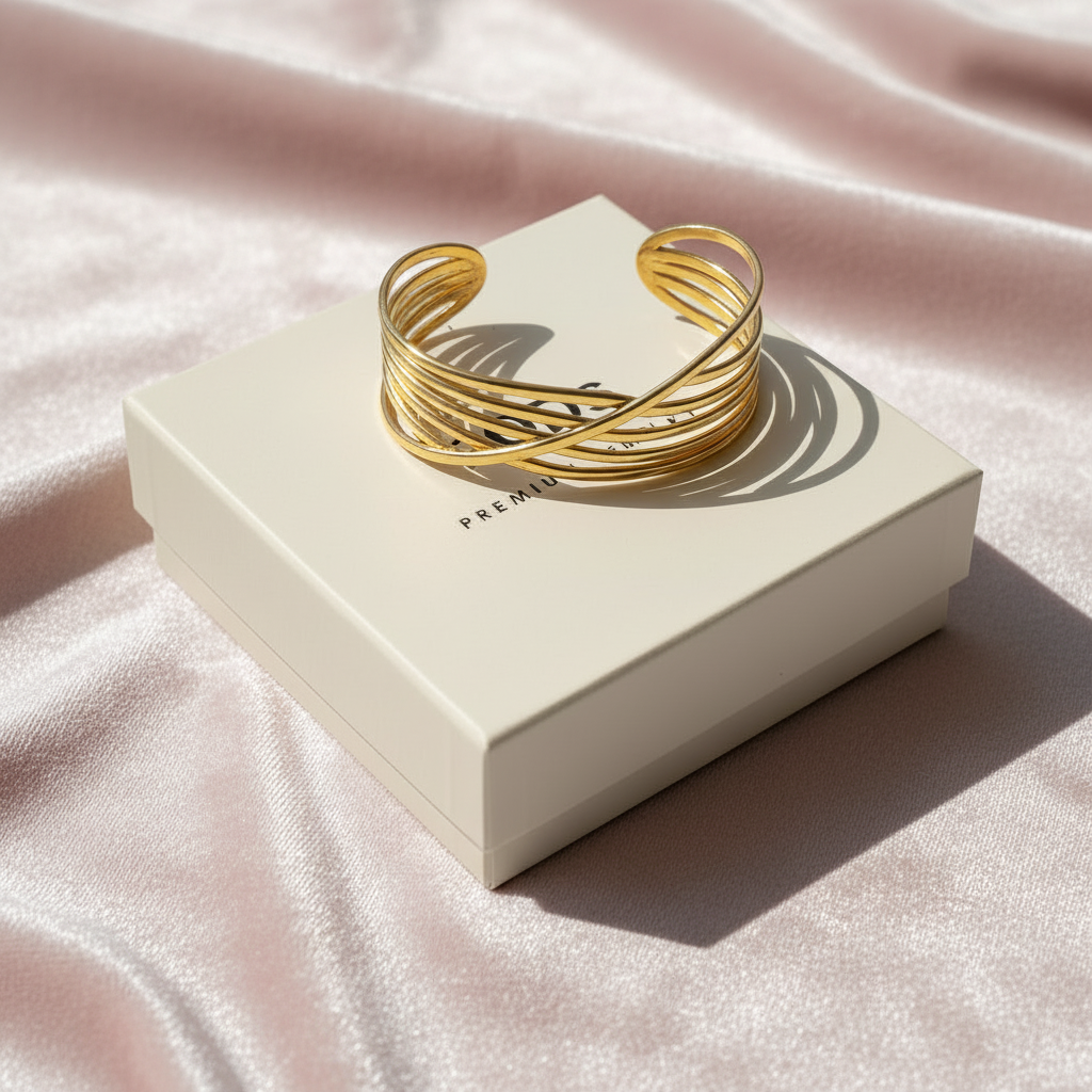 Vintage Interlock Bracelet - Light Velvet