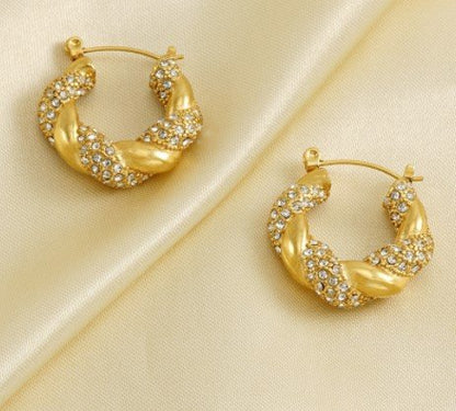 Golden Glow Earrings image 0