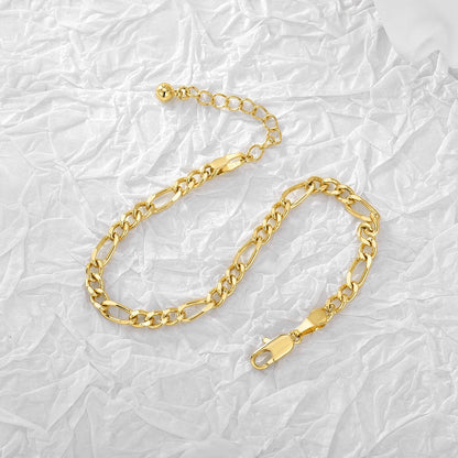 Trendy Chain Gold Plated Bracelets image 1