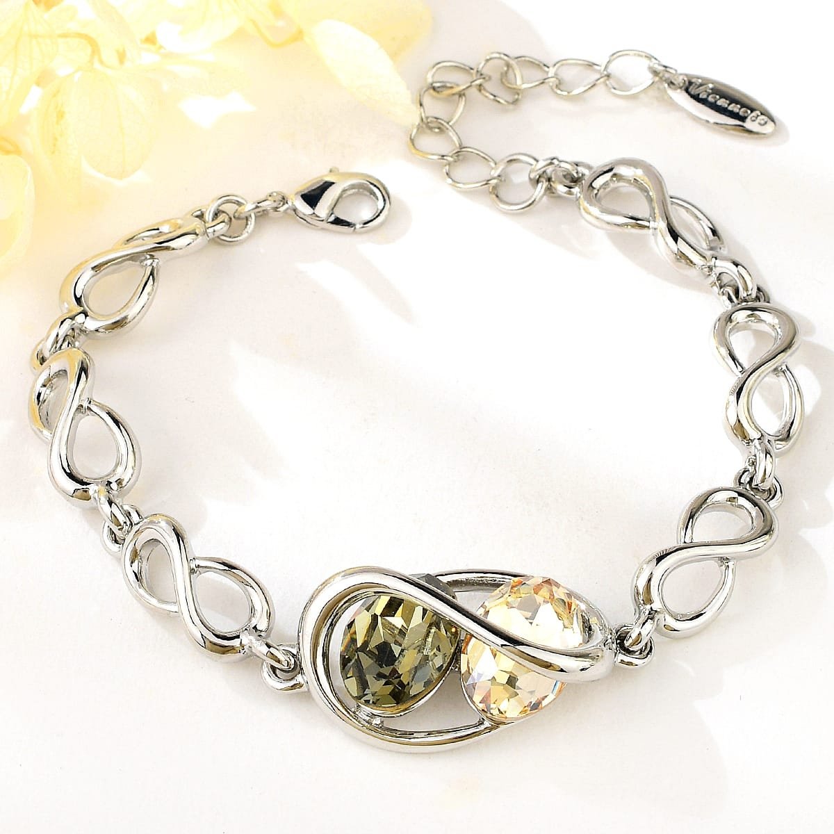 Silver Geometric Bracelet image 0