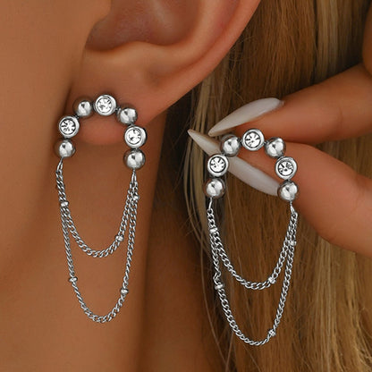 Prestige Drops Silver Earrings image 0