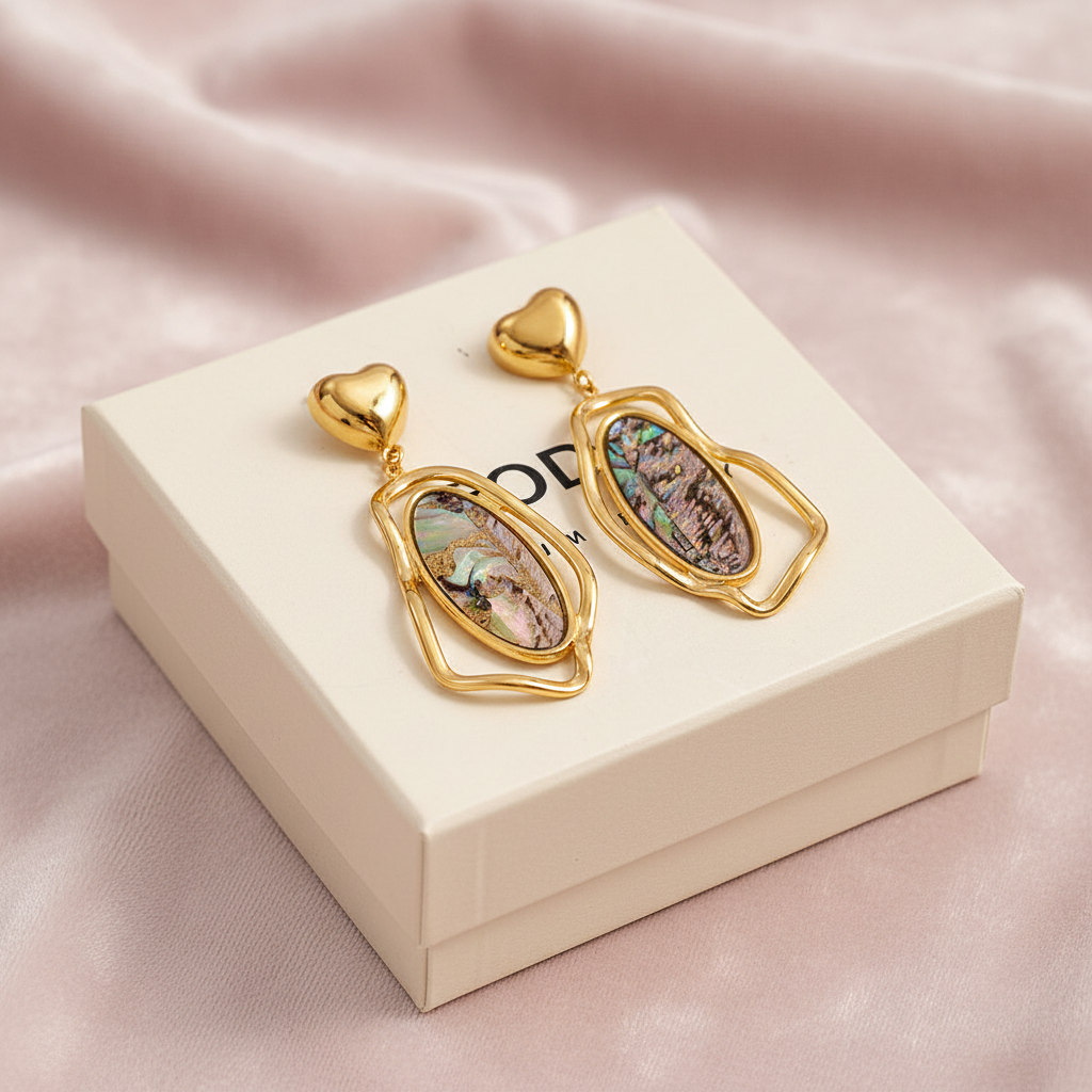 Elegant Earrings - Light Velvet